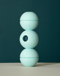 MODU - 3x Foam Ball, ocean mint / forest green