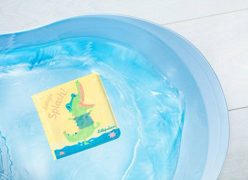 LILLIPUTIENS - Magic Bath Book Crocodile Anatol 12 m +