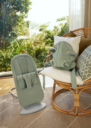 BABYBJORN - Baby Carrier HOLD, WOVEN, Light Green