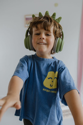 Kidywolf - Bluetooth headphones with magnetic ears KIDYEARS, dino