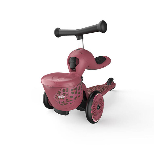 SCOOTANDRIDE - Highwaykick 1 Lifestyle 2in1 Ride-on and scooter with lockable storage 1-5 years Wildcat