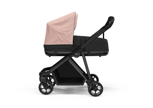 Thule Shine Misty Rose on Black + carry cot - SET