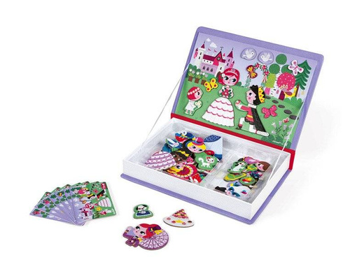 Janod - Magnetic Puzzle Princess Magnetibook collection 2018