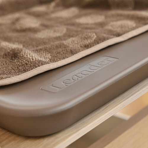 LEANDER - topper for changing mat, mocca