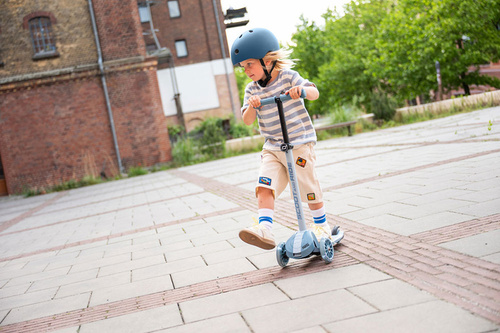 SCOOTANDRIDE - Highwaykick 3S - scooter with 2-in-1 control system and LED wheels, foldable 3+, steel
