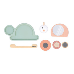 Janod - Drewniana układanka sensoryczna Ślimak Sweet Cocoon 12 m +