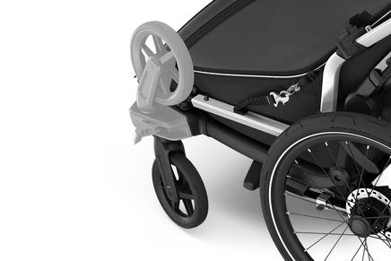 Child bicycle trailer, double - Thule Chariot Sport 2 G3 - Black