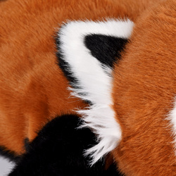 DOUDOU – weighted red panda plush toy (Histoire d'Ours), 75 cm, orange