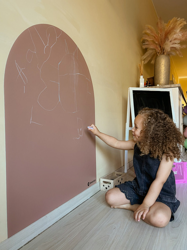 CLEVERCLIXX - magnetic wall sticker 95x75cm, mocha cream