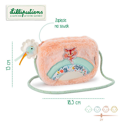 LILLIPUTIENS - Soft shoulder bag Sarenka Stella 2 years+