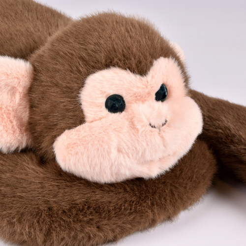 DOUDOU – Podcoll weighted plush monkey by Histoire d'Ours, 50 cm, brown