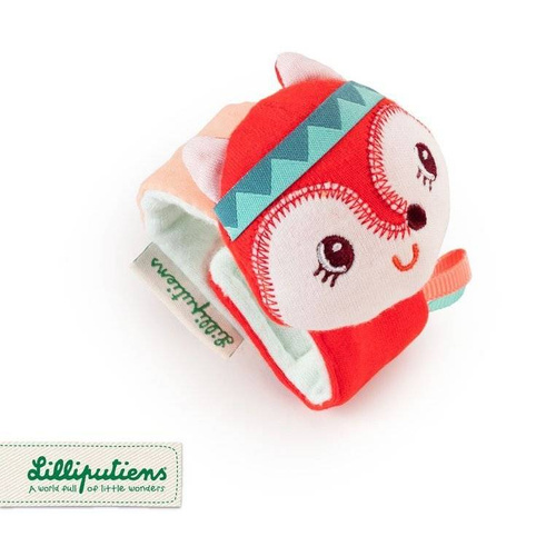 LILLIPUTIENS - Hand rattle Alice the fox with a rustling foil 0 m +