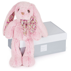 DOUDOU – plush rabbit Histoire d'Ours, 25 cm, pink
