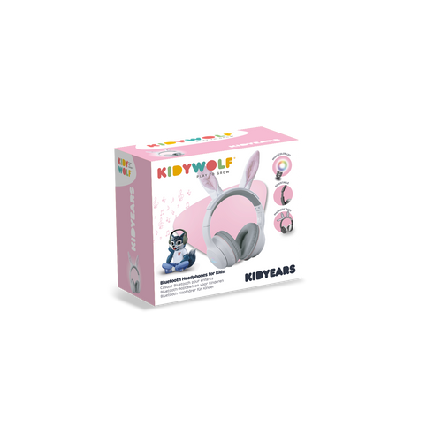 Kidywolf - Bluetooth headphones with magnetic ears KIDYEARS, rabbit