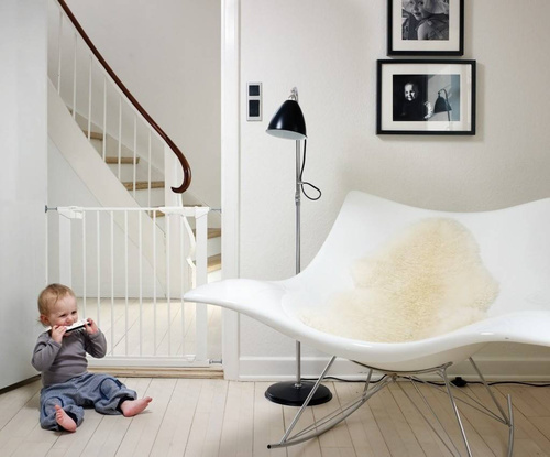 Baby Dan - Premier Safety Gate + 2 extensions, white