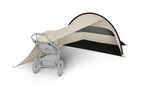 Thule Sun and Wind Tarp - tourist tent, beach tent/cover for trailer and stroller