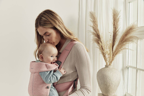 BABYBJÖRN - Baby Carrier MINI 3D Jersey, Light pink