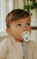 Elodie Details – pacifier clip, Sunrise Blue Scallop
