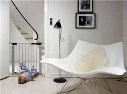 Baby Dan - Premier Safety Gate, silver 