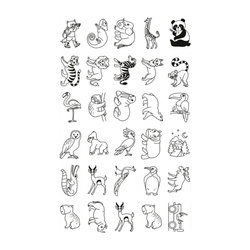 KIDYWOLF – refill set for KIDYDRAW-MINI 3+, Once Upon a Time and Animals