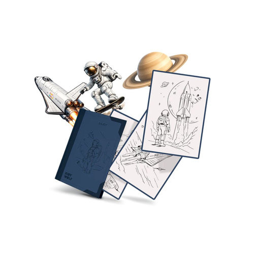 KIDYWOLF - refill set for K-DRAW-PAD 10+, Galaxy