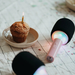 Kidywolf – glowing karaoke microphone Kidymic, pink