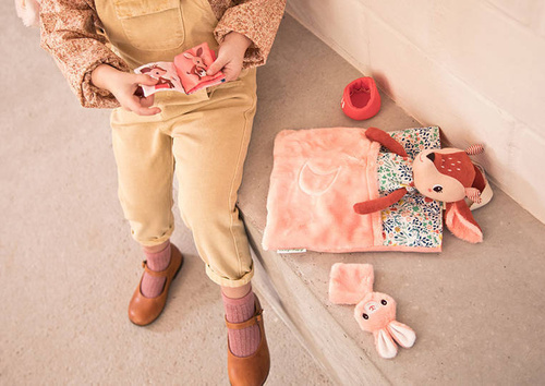 LILLIPUTIENS - Roe-deer Stella cuddly toy with accessories for falling asleep 2 years +