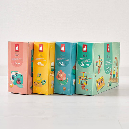 Janod - Set of educational toys Box 12 months