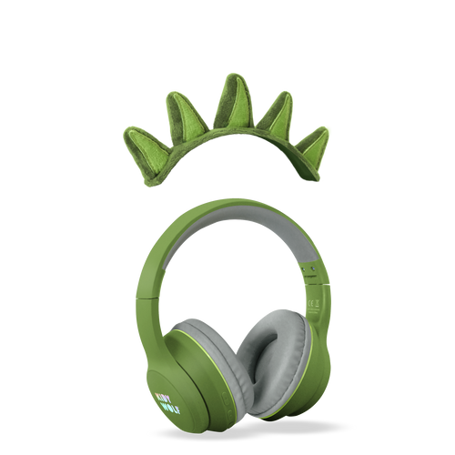 Kidywolf - Bluetooth headphones with magnetic ears KIDYEARS, dino