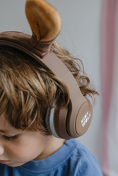 Kidywolf - Bluetooth headphones with magnetic ears KIDYEARS, bear