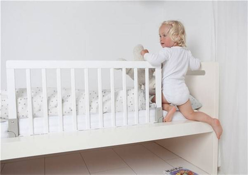 BabyDan - Wooden Bed Guard, White