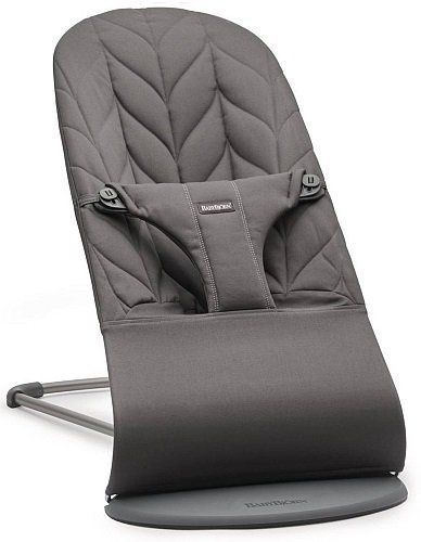 BABYBJÖRN - Bliss Woven, Petal quilt Anthracite, grey frame