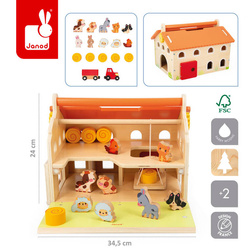 Janod - Magnetic puzzle Unicorn Magnetibook 3-8 years