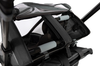 Hamax - Bike trailer for kids COCOON ONE- Grey/black