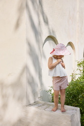 Elodie Details - Sun Hat - Embroidery Anglaise Pink - 1-2 years