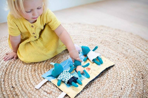 LILLIPUTIENS - Mini - cuddly rhino family with a folding mat Rhino Marius 2 years +