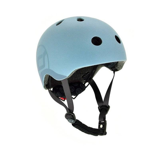 SCOOTANDRIDE - S-M helmet for children 3+ Steel