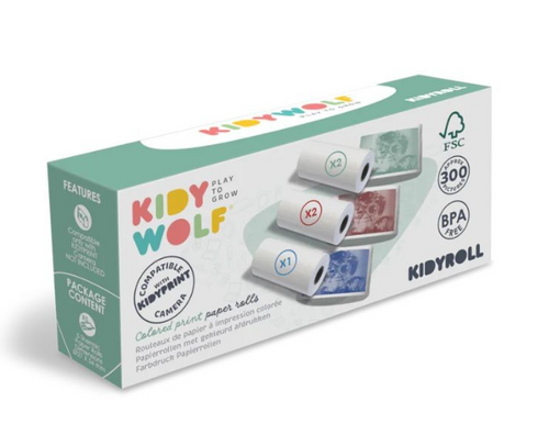 Kidywolf - Kidyprint camera paper, color