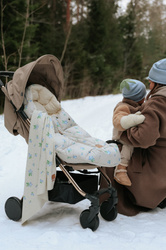 ELODIE DETAILS - winter hat, Furry Knit Beanie, Blueberry Bliss, 3-100yr