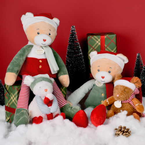 DOUDOU - Christmas pixy plush, Doudou et Compagnie, 40 cm, Farceur Cannelle