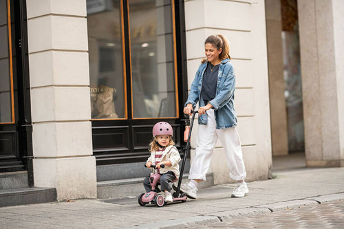 SCOOTANDRIDE - Highwaykick Push and Go 2in1 Ride and scooter 1-5 years Wildberry