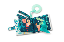 LILLIPUTIENS - Multifunctional mini-book with rustling foil and teether Marius rhinoceros 6 m +