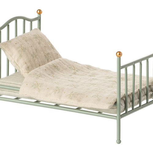 MAILEG - Vintage single bed - Mint