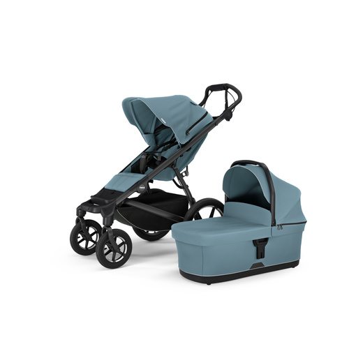 Wózek Thule Urban Glide 4-wheel - Mid-blue + gondola - ZESTAW