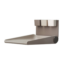 LEANDER WALLY™- WALL MOUNTED CHANGING TABLE, CAPPUCCINO