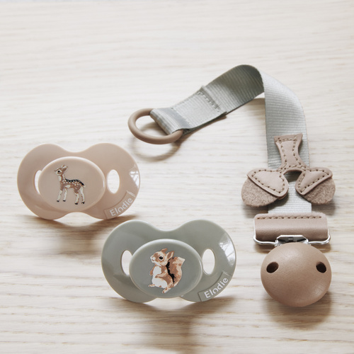 ELODIE DETAILS - silicone pacifier 3m+, Bambi Darling