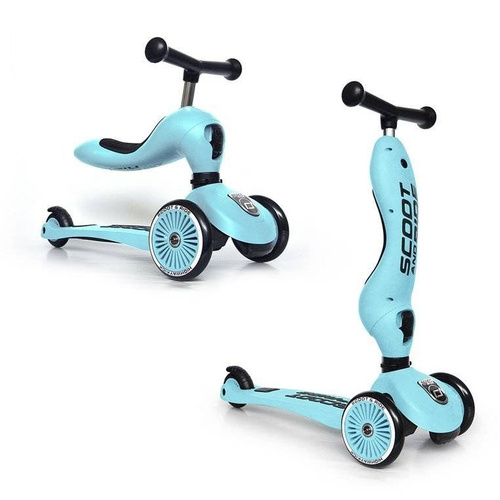SCOOTANDRIDE - Highwaykick 2in1 Ride and scooter 1-5 years Blueberry