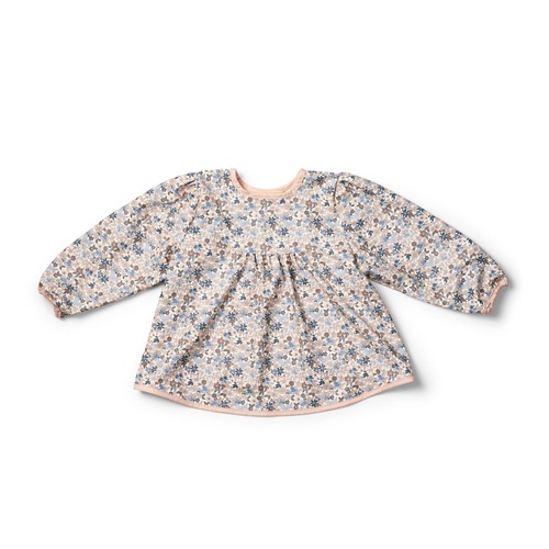 Elodie Details - Longsleeved Baby Bib - Blue Garden