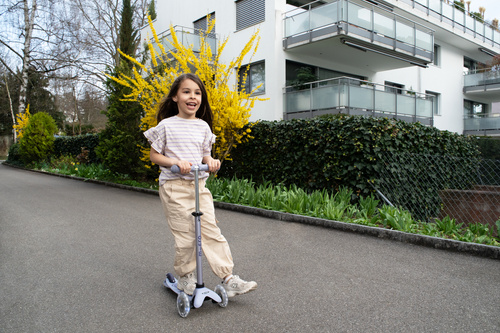 MICRO - swing scooter Mini Deluxe Rock&Go LED, lavender mist