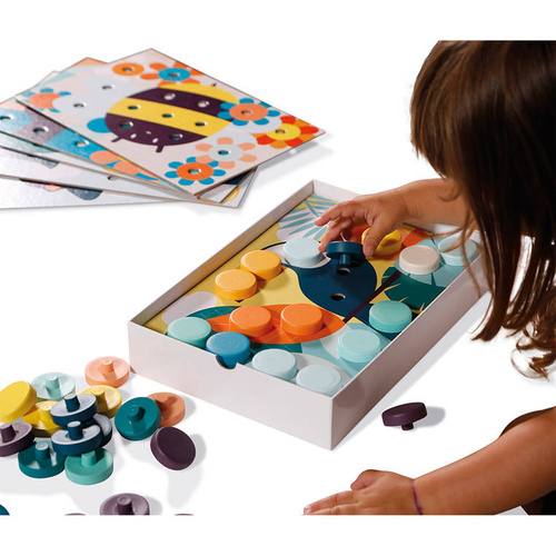 Janod - The first wooden mosaic 2+ puzzle